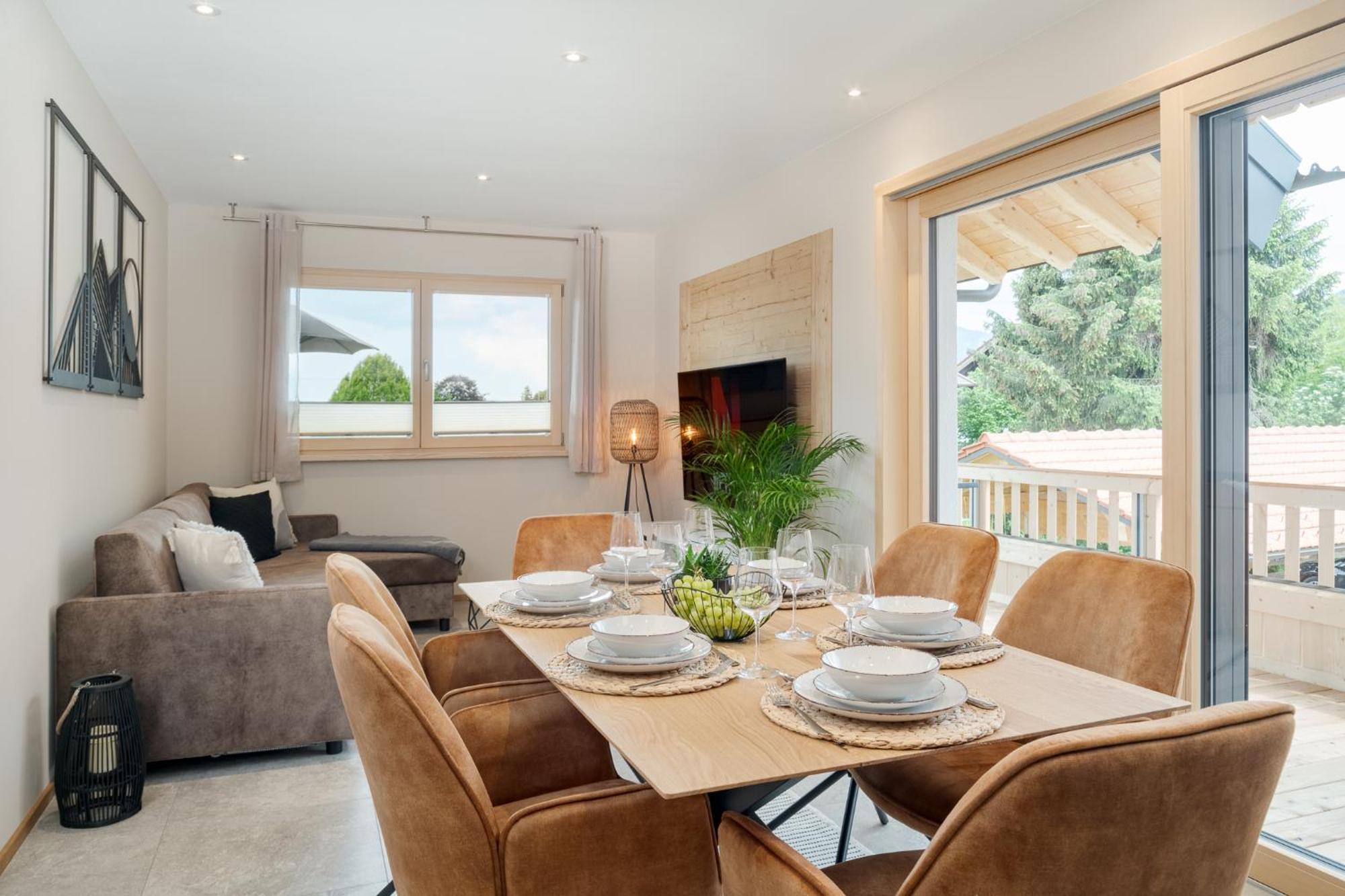 Fenjoy: Ferienapartment In Neubau / Balkon / Bbq Bernau am Chiemsee Esterno foto